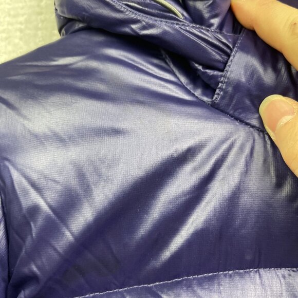 Columbia Down Puffer Quilted Jacket Winter Hooded Omni-Heat Purple Women's XS - Picture 5 of 16